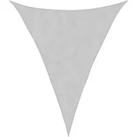 vidaXL Sonnensegel Sonnensegel Hellgrau 3x4x4 m 100% Polyester Oxford, (1-tlg)
