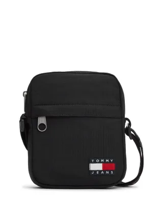 Tommy Hilfiger - Essential Crossbody-Reportertasche aus Ripstop schwarz - Gr. - OS