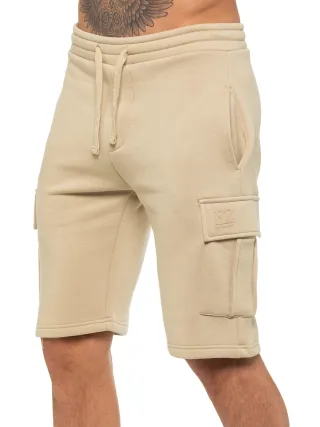 Enzo | Herren Cargo Shorts - Stein
