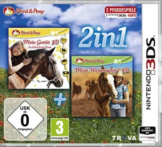 Pferd & Pony 2 in 1Mein Gestüt 3D + Mein Westernpferd 3D [Nintendo 3DS]