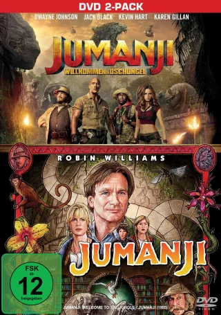 Jumanji & Jumanji - Willkommen im Dschungel [2 DVDs]