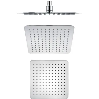 Bravat Kopfbrause 3590617 eckig, chrom