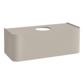 VitrA Glora Waschtischunterschrank für Aufsatzschale mit 1 Vollauszug 119 x 52 x Taupe Matt,80399 80399