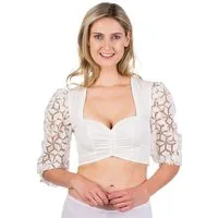 MarJo Dirndlbluse Dirndlbluse - OBERAU - offweiß