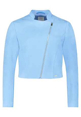 Betty & Co - Bikerjacke Hellblau - Gr. - 34