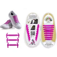 SCHNÜRRLIE Schnürsenkel Silikon Schnürbänder - elastische flache Laces, für Sneaker, Turnschuhe, Sportschuhe uvm