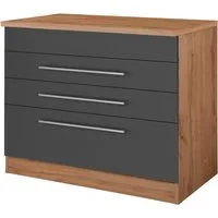 KOCHSTATION Kochfeldumbauschrank KS-Wien Breite 80 cm, geeignet für autarkes Kochfeld