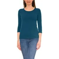 Alkato Longshirt Alkato Damen Shirt 3/4 Arm mit Rundhals