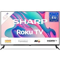 Sharp 2T-C43FDx LED-Fernseher (108 cm/43 Zoll, Full HD, Full HD Roku Smart TV, HDR10, AV1-Codec, 3 HDMI, vorinstallierte Apps)