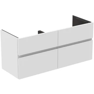 Ideal Standard Möbeldoppel-Waschtischunterschrank Finesse 1200x440x545mm 4 Auszüge Weiss matt, E3390 E3390Y1