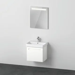Duravit Duravit No.1 Möbelwaschtisch mit Waschtischunterbau und Spiegel 600x450x2000 mm - N101540181 N10154018180000