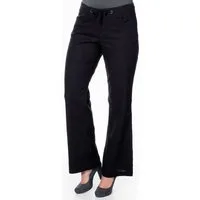 Sheego Jerseyhose Leinenhose aus angenehmen Baumwoll-Leinen-Mix