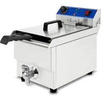 vertes Fritteuse, 3000 W, Temperatur Stufenlos Regulierbar 50-250°C