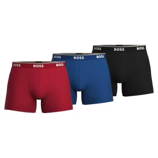 Boss - Boxershorts für Herren (3er-Pack) (Schwarz/Blau/Rot)