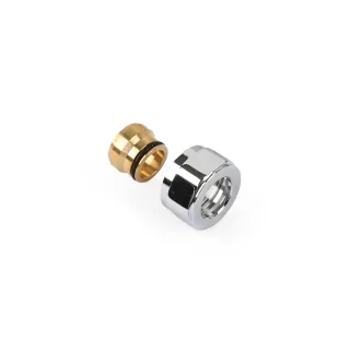 Terma Adapter auf Kupfer SC GW M22x1,5-Ø15 , TGACR006, Chrom TGACR006