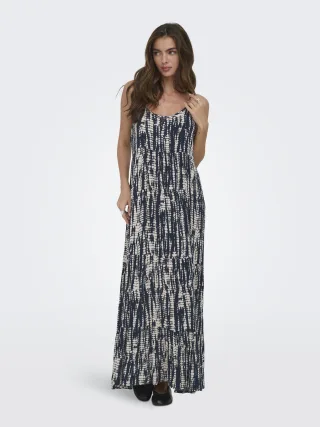 ONLY - ONLMATEA LIFE STRAP LONG DRESS WVN NOOS Night Sky - Gr. - XS
