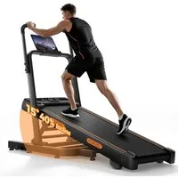 LONTEK Laufband mit 40 % Steigung, verlängerten Handläufen, zusammenklappbar (1-tlg), 1–12 km/h, maximale 159 kg