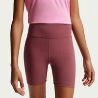 Nike Shorts Nike One Big Kids' (Girls) Dri-FIT 5" Biker Shorts weiches, elastisches Material, schweißableitende Technologie