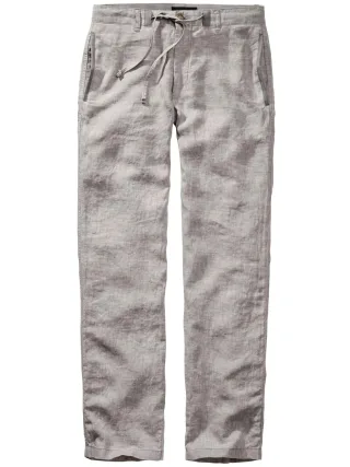 Mey & Edlich Herren Cuba-Pants Grau 100 % Leinen