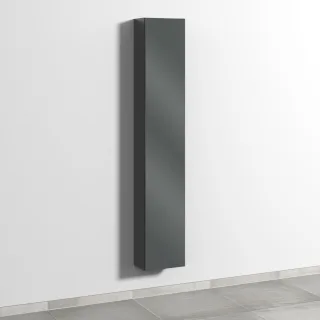 Sanipa 3way Hochschrank mit 1 Tür, Anthrazit-Glanz SF16179
