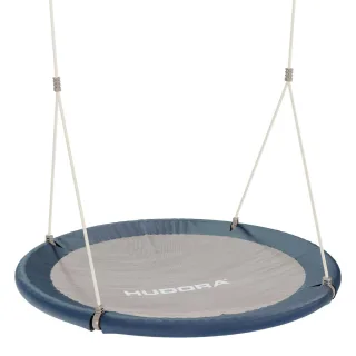 Hochwertige Nestschaukel Lounge Ø110 cm - Wetterfestes Aluminium - Belastbar bis 150 kg - Höhenverstellbar 180-230 cm für Garten & Spielturm - Wickey