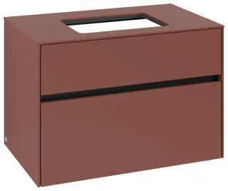 Villeroy & Boch Waschtischunterschrank Collaro C10800 800x548x500mm 2 Ausz. Waschtisch mittig Wine R C10800AH