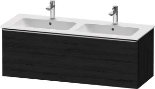 Duravit D-Neo Waschtischunterbau wandhängend Eiche Schwarz Matt 1280x462x440 mm - DE4265070160000 DE4265070160000
