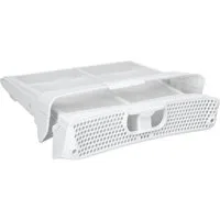 Trade-Shop Ersatzfilter Flusensieb passend für Siemens WT43H000 WT43H000FF WT43H000FG, Zubehör für Bosch Balay Constructa Siemens Neff 00656033 / 656033, ausklappbarer Flusenfilter / Trocknersieb für Wäschetrockner