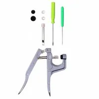 FOUORTUNATE-BEE Knopf 360 Druckknöpfe Set 24 Farben mit Box für Nähen Basteln Kleidung, Druckknopf Set 360 Stück 24 Farben mit Aufbewahrungsbox DIY
