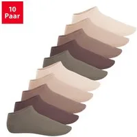 Footstar Sneakersocken EVERYDAY! 10 Paar / 20 Paar Damen & Herren Sneaker Socken (10-Paar) Perfekte Passform, angenehme Nähte, verstärke Ferse & Spitze