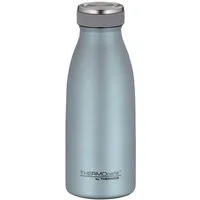 THERMOcafé Isolierflasche TC BOTTLE, aus doppelwandigem Edelstahl, spülmaschinenfest, gummierter Drehverschluss, absolut dicht bei Kohlensäure