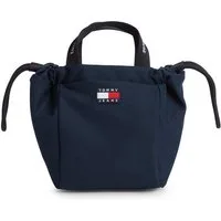 Tommy Jeans Tragetasche TJW ESS DAILY MINI TOTE, Damen Handtasche mit Kordelzug