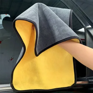 5PCS Multi-Purpose Cleaning Towel Car Home Dual-Use High-Density Coral Velvet Car Cleaning Towel Thickened Water-Absorbe