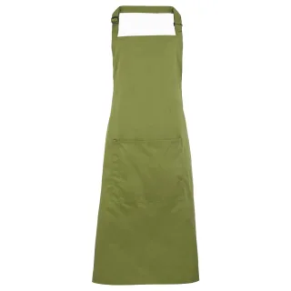 Premier - "Colours Collection" Latzschürze für Herren/Damen Unisex, Tasche (Oasen Grün)