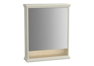 VitrA Valarte LED-Spiegelschrank 63 cm 1 Tür Türanschlag rechts Elfenbein Matt,62230 62230