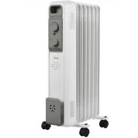 bimar Ölradiator S827 mit 7 Rippen Thermostat und einer Leistung von 1500W