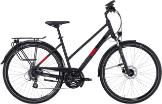 Fahrrad  - Pegasus Solero SL Disc 24 trapez schwarz   - 50 cm