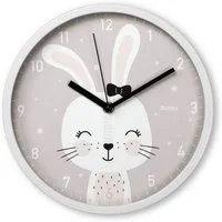 Hama Wanduhr Kinder-Wanduhr "Maui", Ø 25 cm, ohne Ticken (geräuscharm)