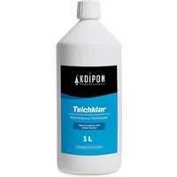 KOIPON Teichpflege KOIPON Teichklar Teichklärer gegen Schwebealgen & trübes Wasser, Wasserklärung, Schwebealgen entfernen, pH-Wert stabil, Made in Germany