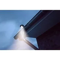 IC Gardenstyle Dachrinnenleuchten Dachrinnen-Leuchte, LED fest integriert, Warmweiß, Set mit 6 Stück