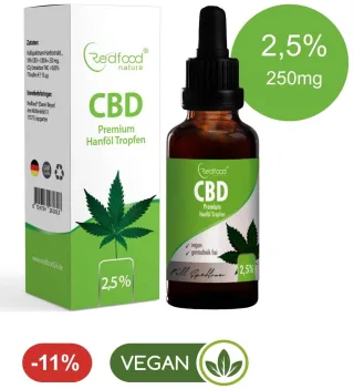 CBD ÖL 2,5% Vollspektrum Hanf Öl 10ml