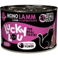 Lucky Lou SuperMono Lamm, für: Katzen, Getreidefrei