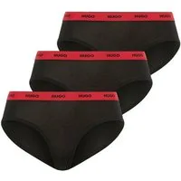 HUGO Slip TRIPLET BRIEF STRIPE (Packung, 3-St., 3er Pack) mit HUGO Logo-Elastikbund