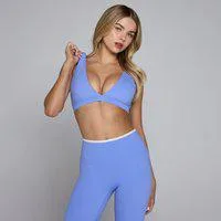 MP Damen Tempo Triangle Sport-BH - Kornblumenblau - M