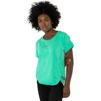 Gio Milano Kurzarmshirt G30-1112 mit feinem Label-Print mit seitlich vorverlegten Nähten für modernen Schnitt