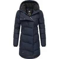 Ragwear Wintermantel Pavla stylischer Winterparka mit Teddyfutter und Kapuze