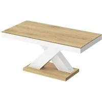 designimpex Couchtisch Couchtisch XLU-888 Hochglanz Wohnzimmertisch Sofatisch Tisch Küche, Funktionstisch, Wohnzimmertisch, Tisch, Esstisch, Sofatisch, Rollen