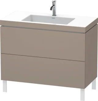 Duravit L-Cube c-bonded Set bodenstehend Basalt Matt 1000x480x698 mm - LC6938O4343 LC6938O4343