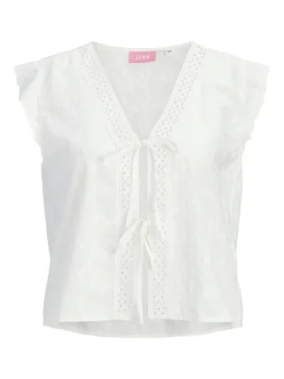 JJXX - JXJADE BRODERIE SL VEST WVN Blanc de Blanc - Gr. - XS