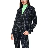 Marc Cain Jerseyblazer Urban Haze Premium Damenmode mit Print